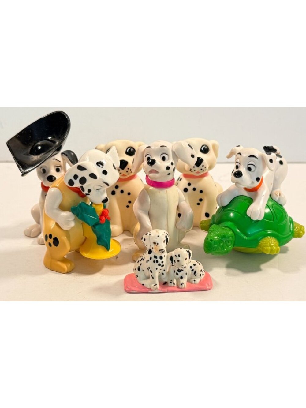 Vintage 101 Dalmations Dogs McDonalds Happy Meal Knobler Toys Lot